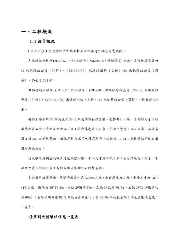 {企业通用培训}洼里别大桥高墩专项施工方案培训讲义1609152348