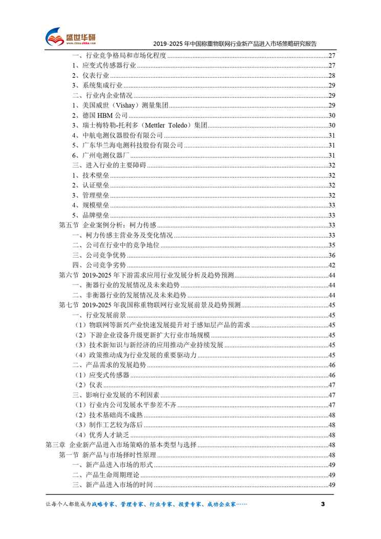 【完整版】2019-2025年中国称重物联网行业新产品进入市场策略研究报告