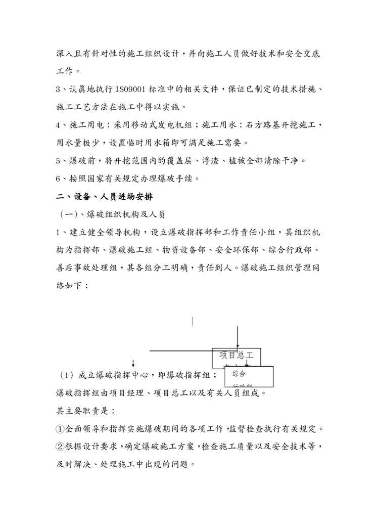 {人力资源知识}线公路路基工程石方爆破施工专项方案1609152473