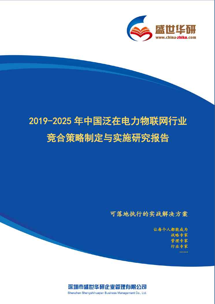 【完整版】2019-2025年中国泛在电力物联网行业竞合策略制定与实施研究报告
