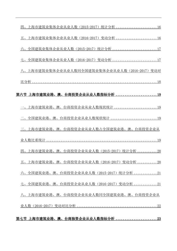 上海市建筑业企业(按登记注册类型)从业人员数据分析报告2018版